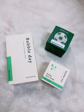버블데이 아로마/과일 거품 입욕제 — 4.5점을 준 리뷰어가 2021년 7월 올린 사용 사진