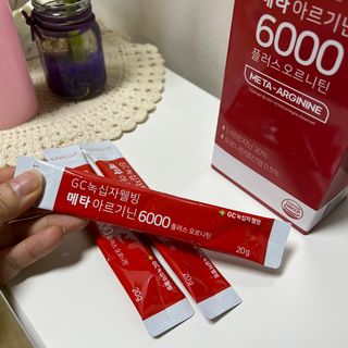 메타아르기닌 GC녹십자웰빙 메타 아르기닌 6000 플러스 오르니틴 — 5점을 준 리뷰어가 2022년 5월 올린 사용 사진