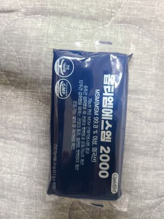바른비타민 옵티엠에스엠2000 1박스 60포 관절 연골 복합건강기능식품 — 5점을 준 리뷰어가 2021년 6월 올린 사용 사진