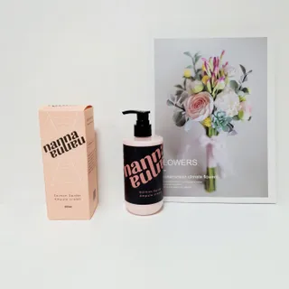 난나 살몬 스파이더 검버섯 미백 톤업 화이트닝 연어 앰플 크림 300ml 대용량 — 5점을 준 리뷰어가 2022년 11월 올린 사용 사진