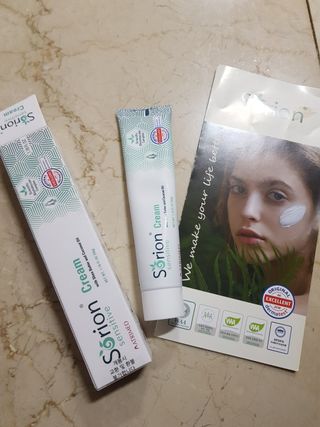 건선/아토/습진/민감성 피부 천연보습진정크림 소리온 크림 & 센시티브 크림 50g — 4점을 준 리뷰어가 2022년 1월 올린 사용 사진