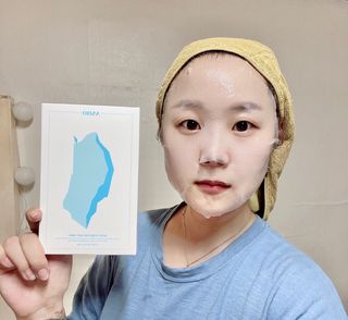 에이스노 레스큐 부스트 하이드레이션 시트마스크 — 5점을 준 리뷰어가 2021년 9월 올린 사용 사진