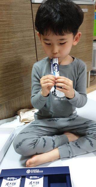 키즈텐플러스 연세 키즈텐 플러스 1개월 — 5점을 준 리뷰어가 2021년 3월 올린 사용 사진