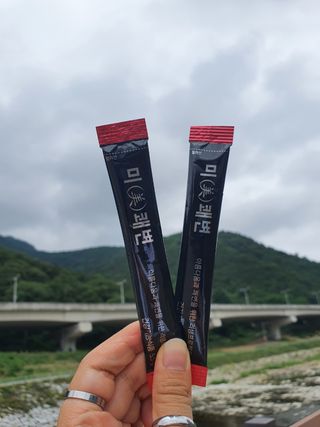 새롬바이오 리생 [미쾌변] 차전자피 식이섬유 건강기능식품 3팩 — 5점을 준 리뷰어가 2021년 6월 올린 사용 사진