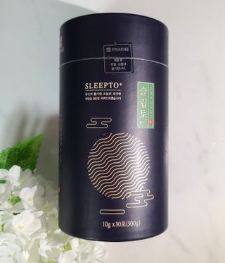 프리마인 자체 기업부설 연구소에서 찾아낸 건강한 수면의 비밀.  슬립토 플러스 30포 — 5점을 준 리뷰어가 2021년 10월 올린 사용 사진