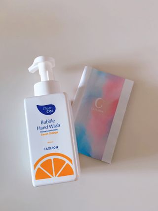 카오리온코스메틱스 클린온 버블 핸드 워시 500ml — 4.5점을 준 리뷰어가 2021년 8월 올린 사용 사진