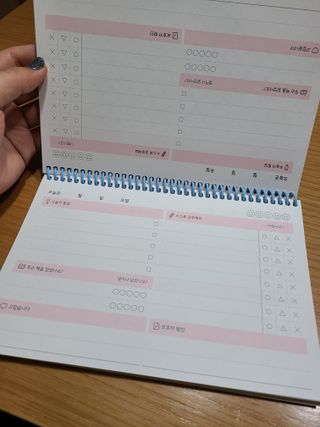리훈 차일드라이크 초등학생 스터디 플래너 — 5점을 준 리뷰어가 2021년 10월 올린 사용 사진