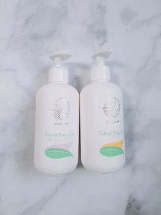 mom e 맘이 내추럴 베이비 케어 샴푸앤바스+로션 — 4점을 준 리뷰어가 2021년 1월 올린 사용 사진