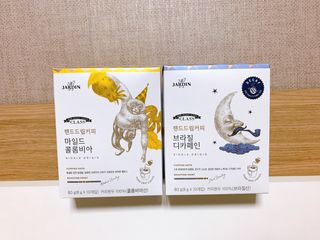 (주)쟈뎅 쟈뎅 클래스 핸드 드립 커피 10P 2종_디카페인 1종+랜덤 플레이버 1종 — 5점을 준 리뷰어가 2021년 4월 올린 사용 사진