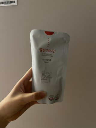 클린24시간 1BOX(5포) + 전용보틀(500ml) — 5점을 준 리뷰어가 2022년 7월 올린 사용 사진