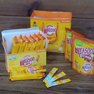 광동생활건강 [광동] 비타500데일리스틱 70포+쇼핑백+구미3개 — 5점을 준 리뷰어가 2022년 1월 올린 사용 사진