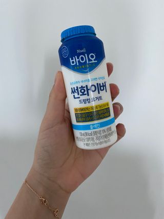 LIVE 매일바이오 썬화이버 드링킹 요거트 — 5점을 준 리뷰어가 2022년 8월 올린 사용 사진