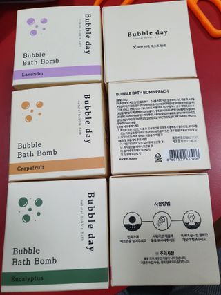 버블데이 배쓰밤 거품입욕제 버블바 6종 — 5점을 준 리뷰어가 2021년 8월 올린 사용 사진