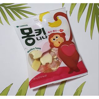 폭신 쫄깃 식감 로맨스, 몽키나나 젤리 8봉지 — 5점을 준 리뷰어가 2021년 2월 올린 사용 사진