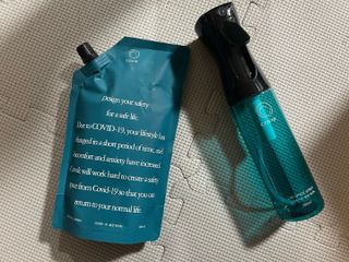 코박 스프레이 살균수  500ml 세트 — 5점을 준 리뷰어가 2022년 6월 올린 사용 사진