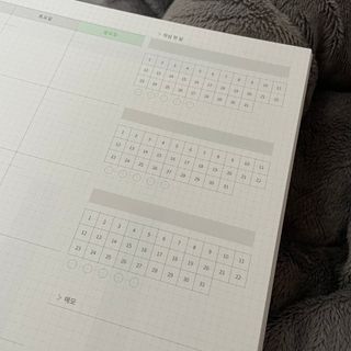 리훈 여러분의 오늘을 채워나갈 수 있도록 도와줄 오늘공부 1년용 스터디플래너 — 5점을 준 리뷰어가 2021년 4월 올린 사용 사진