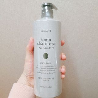 심플리오 비오틴 탈모케어 솔루션 2종 샴푸 500ml + 앰플 1개입 — 5점을 준 리뷰어가 2022년 4월 올린 사용 사진