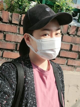 케이퓨리 KF80 덴탈 귀편한 숨쉬기편한 마스크 50매 — 5점을 준 리뷰어가 2023년 4월 올린 사용 사진