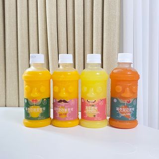 탐라원 제주의 맛, 몬딱주스 4종세트 - 한라봉몬딱주스, 천혜향몬딱주스, 청귤에이드, 당근몬딱주스 — 5점을 준 리뷰어가 2021년 8월 올린 사용 사진