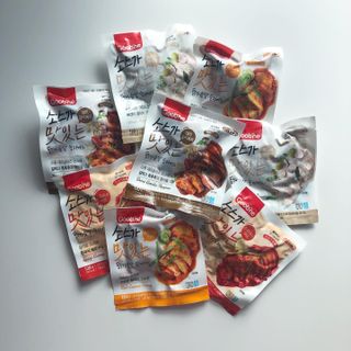 굽네몰 [굽네] 소스가 맛있는 닭가슴살 슬라이스 4종 — 5점을 준 리뷰어가 2021년 12월 올린 사용 사진