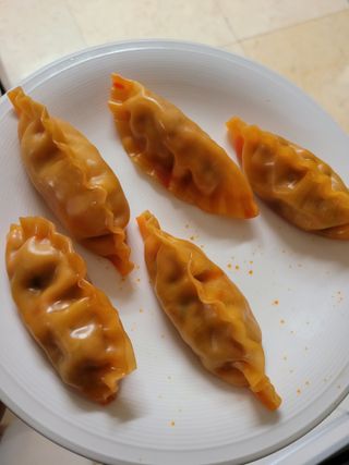 한만두 진한 해물맛 짬뽕만두 1kg — 4.5점을 준 리뷰어가 2021년 4월 올린 사용 사진