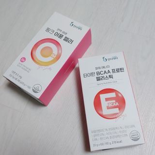 인디닥터 면역 생생 핑크 이뮨 젤리 + 타이탄 BCAA 프로틴 젤리스틱 — 5점을 준 리뷰어가 2022년 4월 올린 사용 사진