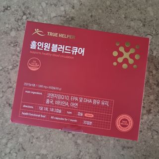 트루헬퍼 홀인원 블러드큐어 혈행+혈압+콜레스테롤 한번에 1박스 1개월 — 5점을 준 리뷰어가 2023년 2월 올린 사용 사진