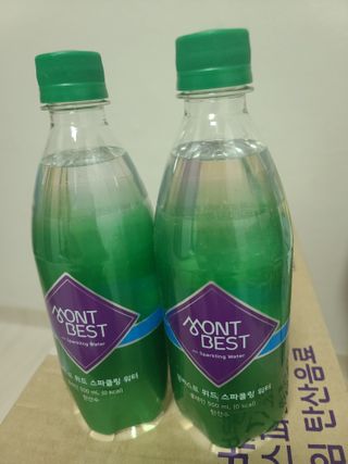몽베스트 Montbest with Sparkling water Plain 20병 — 5점을 준 리뷰어가 2022년 6월 올린 사용 사진