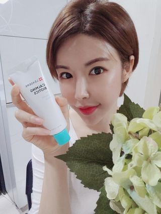 리더스코스메틱 리더스 카밍 바이오틱스 크림 마스크 — 5점을 준 리뷰어가 2021년 3월 올린 사용 사진