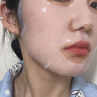 리브얼 | LIVALL 바이오셀룰로오스 마스크 레스트 앤 글로우 33ml  x 3개입 — 4.5점을 준 리뷰어가 2022년 6월 올린 사용 사진
