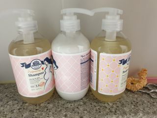 빅그린 임산부 전용라인 3종세트 - 샴푸500ml,트리트먼트500ml,바디워시500ml — 5점을 준 리뷰어가 2022년 8월 올린 사용 사진