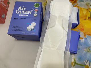 에어퀸 뉴브레스 유기농 생리대 4종 (팬티라이너 20P + 중형 10P + 대형 10P + 오버나이트 8P)_체험단 — 5점을 준 리뷰어가 2024년 8월 올린 사용 사진