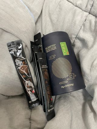 프리마인 자체 기업부설 연구소에서 찾아낸 건강한 수면의 비밀.  슬립토 플러스 30포 — 5점을 준 리뷰어가 2021년 11월 올린 사용 사진