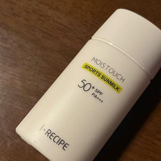 아이레시피 모이스트터치 스포츠 선밀크 50ml (SPF50+ PA+++) — 4점을 준 리뷰어가 2023년 6월 올린 사용 사진
