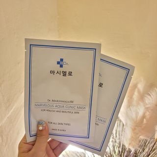 닥터마시멜로 닥터마스멜로 마블러스 아쿠아 클리닉 마스크 — 5점을 준 리뷰어가 2021년 7월 올린 사용 사진