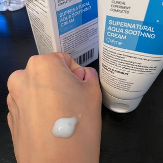 랑벨 수퍼내츄럴 아쿠아 수딩 크림 100ml — 5점을 준 리뷰어가 2022년 6월 올린 사용 사진