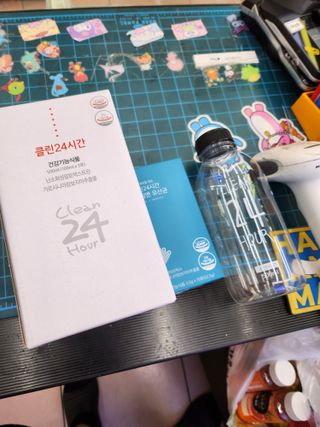 클린24시간 1BOX(5포) + 전용보틀(500ml) — 5점을 준 리뷰어가 2023년 6월 올린 사용 사진