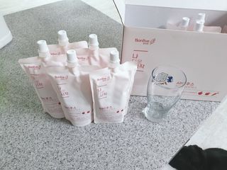 12월 15일 출시, 건강기능식품 브랜드 본리브 나 다운 시작 제품 3종 — 5점을 준 리뷰어가 2021년 2월 올린 사용 사진