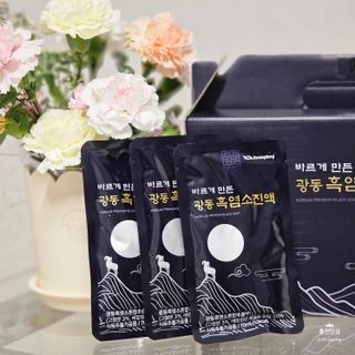 광동생활건강 MF [광동] 바르게 만든 광동 흑염소 진액 70ml * 30포 1박스 — 5점을 준 리뷰어가 2024년 5월 올린 사용 사진