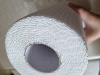 부직포나라 중금속유해물질ZERO 뜯어쓰는 주방 일회용수세미 60매 2매 — 4점을 준 리뷰어가 2022년 9월 올린 사용 사진