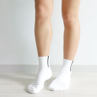 [사이즈가 있는 양말 필로이] 남자 골프 스포츠 발목 양말 2족 세트【 S, M, L, XL】4가지 사이즈 — 5점을 준 리뷰어가 2022년 8월 올린 사용 사진