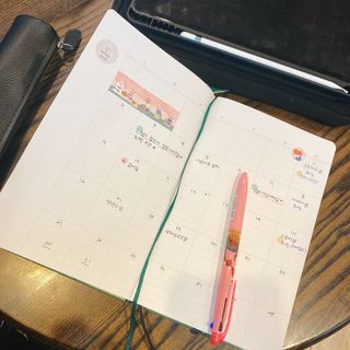 응원과 위로가 필요한 당신에게  리훈 하고싶은말 스터디 플래너 — 5점을 준 리뷰어가 2021년 5월 올린 사용 사진