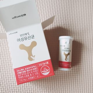 메이준뉴트리 메이준쎌 편안해질 여성유산균 — 5점을 준 리뷰어가 2021년 3월 올린 사용 사진