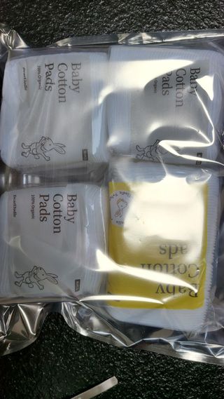 디어엘로디 프리미엄 유기농 유아 솜티슈 40매 3Pack +60매 1Pack 혼합형 — 4점을 준 리뷰어가 2021년 4월 올린 사용 사진