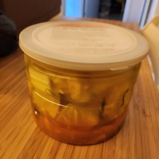 셰프애찬 단호박 백김치 1kg — 5점을 준 리뷰어가 2022년 10월 올린 사용 사진