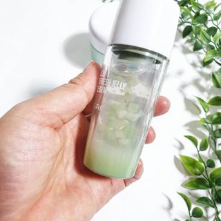김정문알로에 큐어 큐어 알로에 리프레쉬 젤리 세럼, 큐어 알로에 하이드로 젤리 크림 — 5점을 준 리뷰어가 2021년 3월 올린 사용 사진