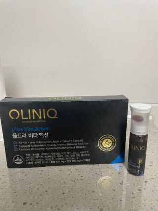 올리닉 울트라비타액션 — 5점을 준 리뷰어가 2021년 8월 올린 사용 사진