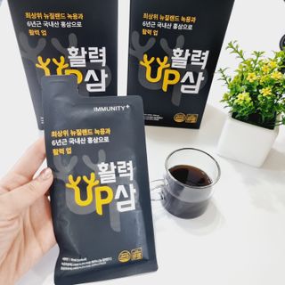 [이뮤니티플러스] 최고급녹용과 국내산 6년근 홍삼으로 활력업!!_ 활력UP삼 30포 1box — 5점을 준 리뷰어가 2022년 6월 올린 사용 사진