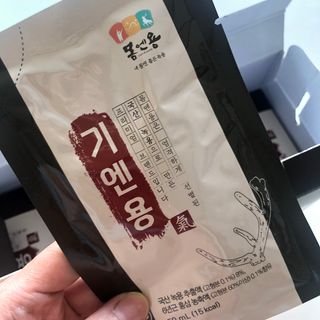 [몸엔용] 무더운 날씨에 국산녹용 기엔용으로 몸보신 50ml x 30포 — 5점을 준 리뷰어가 2021년 6월 올린 사용 사진