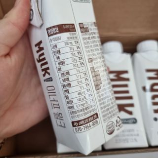 이너프 뮐크 초콜릿맛 — 5점을 준 리뷰어가 2022년 10월 올린 사용 사진